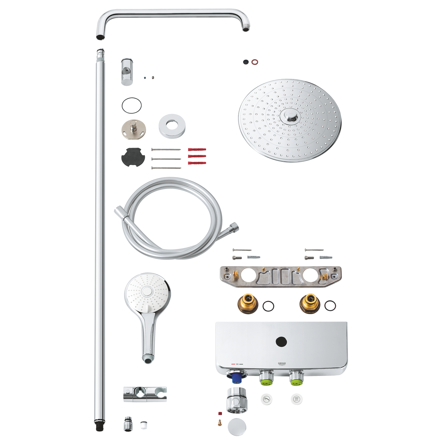 Tuš sistemi — 26509000 Grohe Euphoria SmartControl 260 Mono termostatska armatura s tuš setom | SAN-KERAMIKA.SI