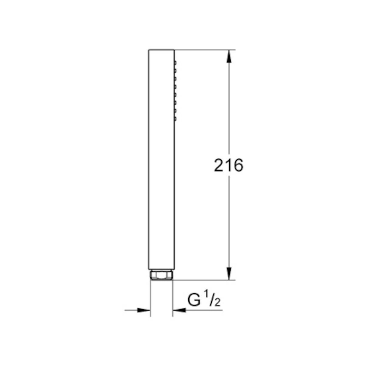 27699000 Grohe Euphoria Cube tuš ročka 1 funkcija