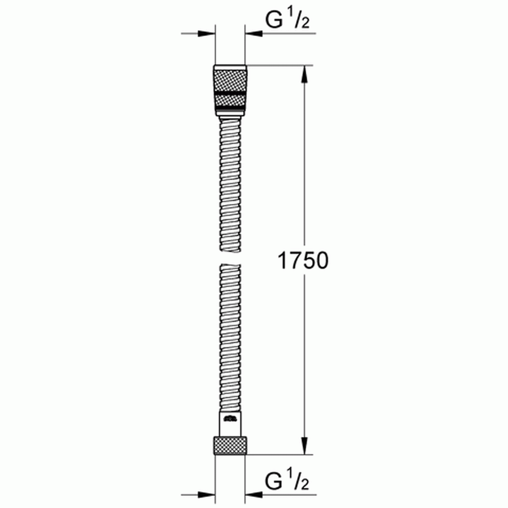 28025000 Grohe Rotaflex tuš cev 1,75 m