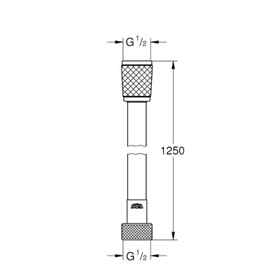 28150001 Grohe Relexaflex tuš cev 1,25 m