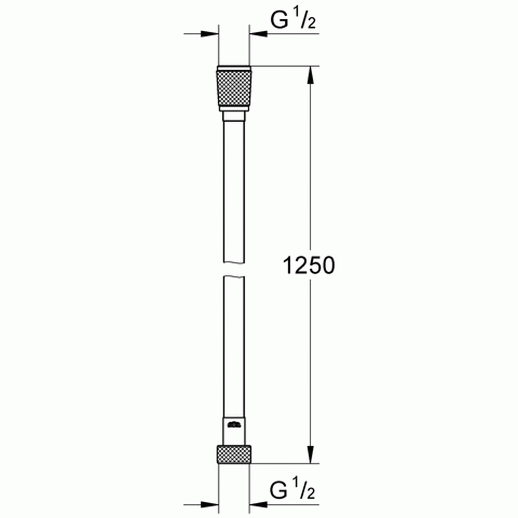 28362000 Grohe Silverflex tuš cev 1,25 m