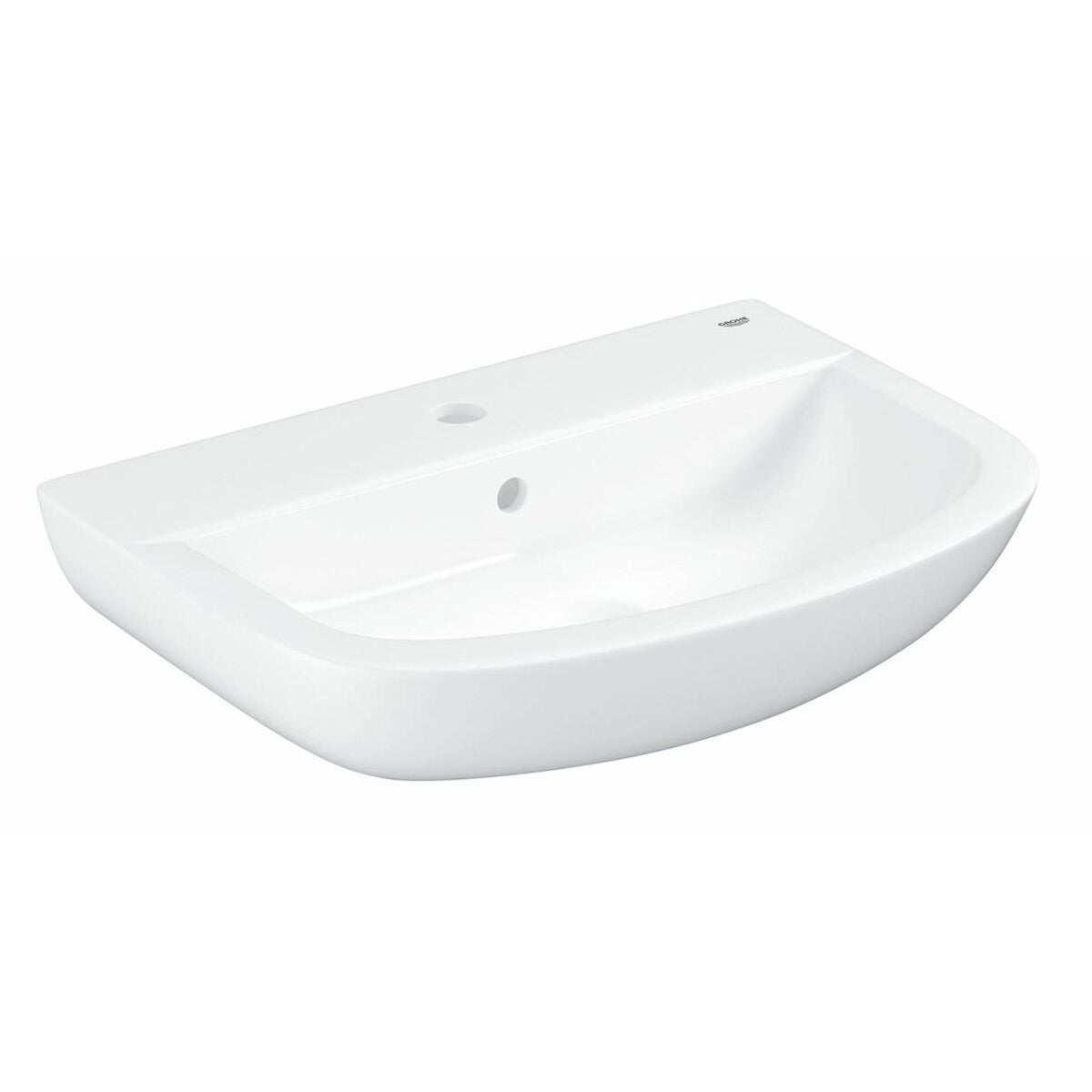 39440000 Grohe Bau Ceramic 55 x 38 cm stenski keramični umivalnik z odprtino za armaturo