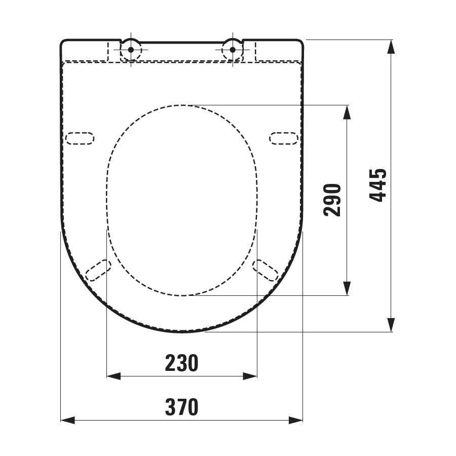 H8989660000001 Laufen Pro Slim WC deska s počasnim zapiranjem "Soft Close"