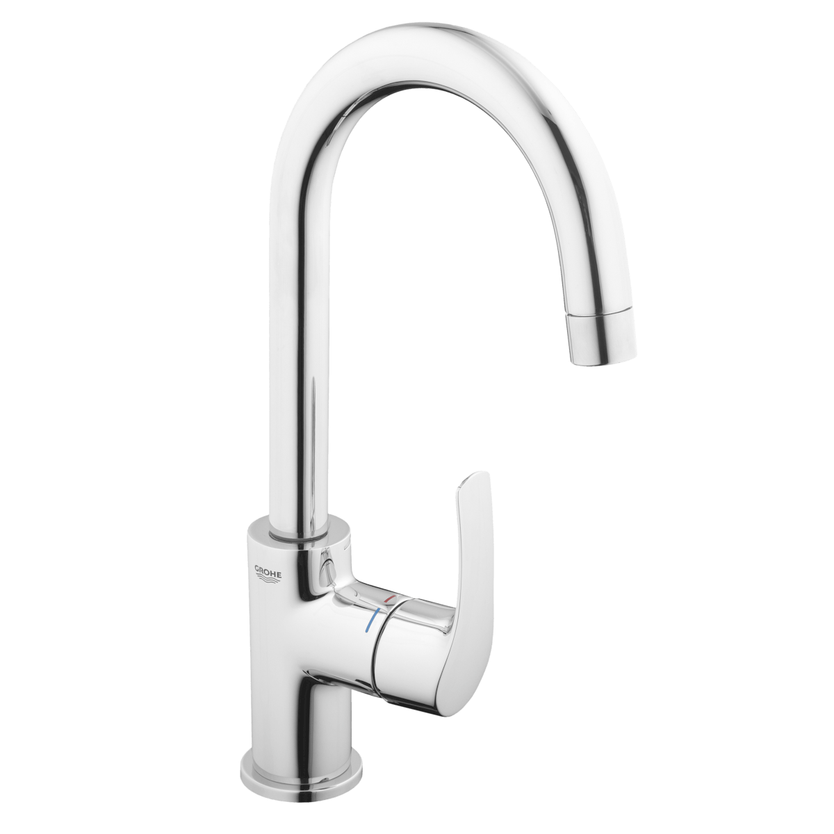 Armature za umivalnike — 23537002 Grohe Eurosmart New visoka vrtljiva armatura za umivalnik | SAN-KERAMIKA.SI