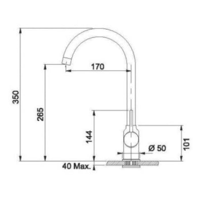 Armature kuhinjske — 115.0622.942 Franke Pola kuhinjska armatura | SAN-KERAMIKA.SI