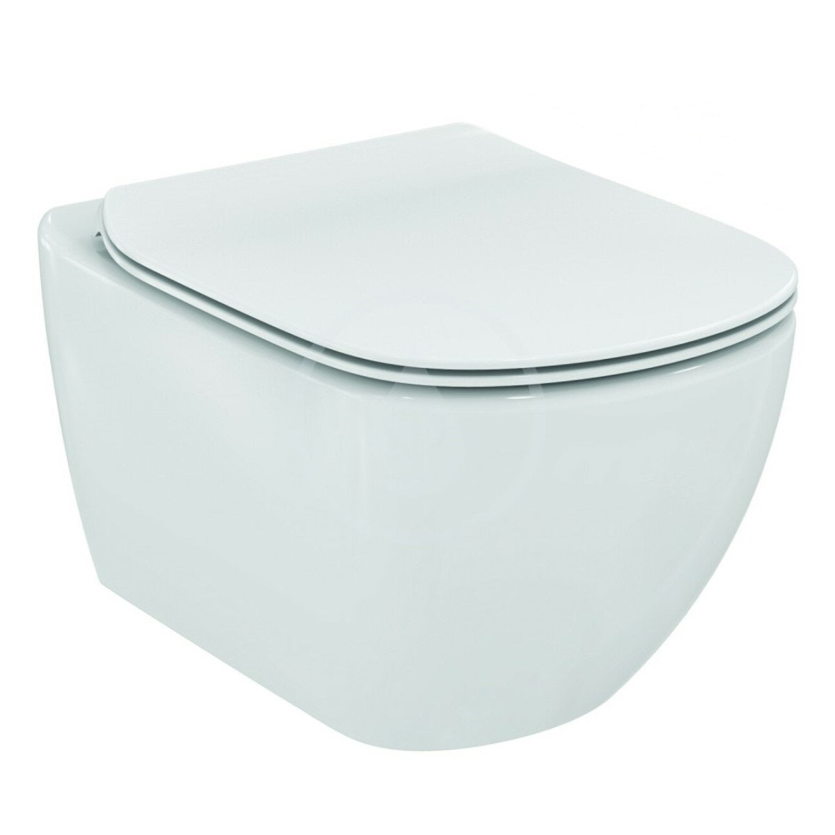 T354601 Ideal Standard Tesi AQUABLADE viseča brezrobna WC školjka z WC desko s počasnim zapiranjem