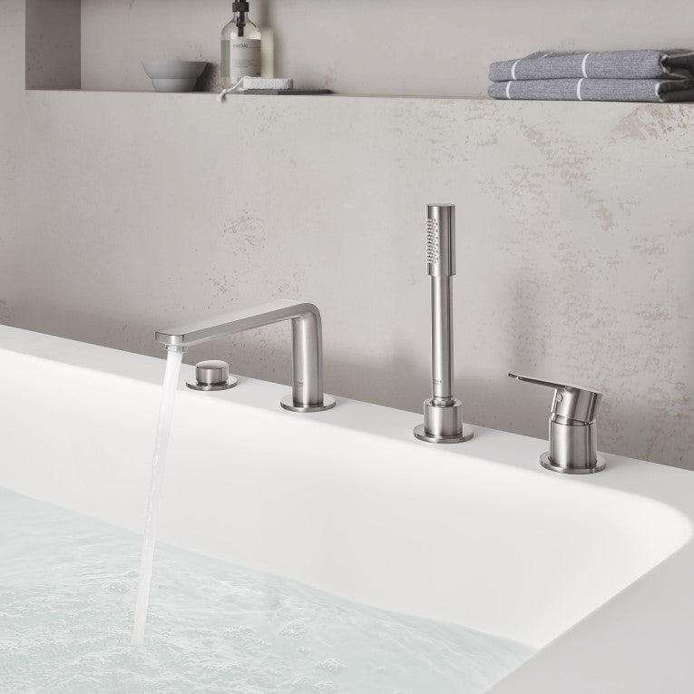 Armature za kadi — 19577001 Grohe Lineare armatura za kad s tuš ročko za namestitev na rob kadi | SAN-KERAMIKA.SI
