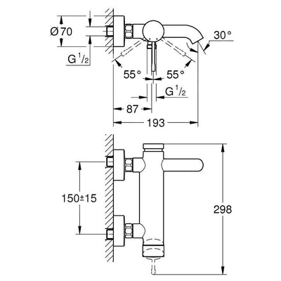 33624001 Grohe Essence armatura za kad