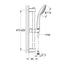27322000 Grohe Vitalio Joy 110 tuš set brez armature
