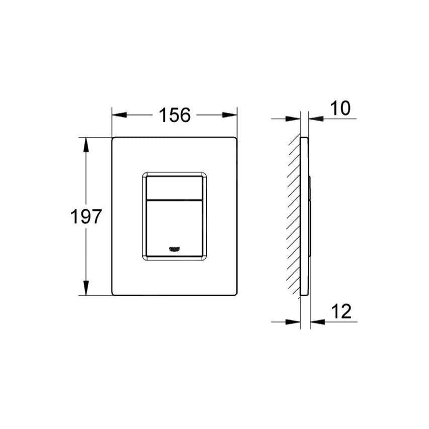 38732P00 Grohe Skate Cosmopolitan aktivirna tipka