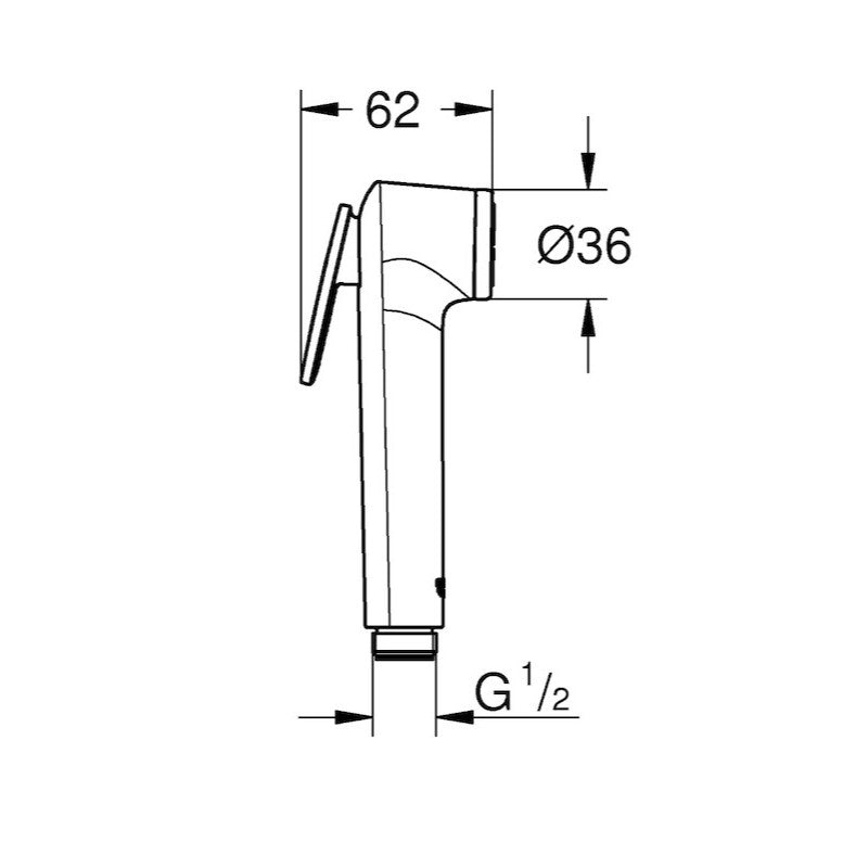 27512001 Grohe Tempesta-F Trigger Spray tuš ročka za bide