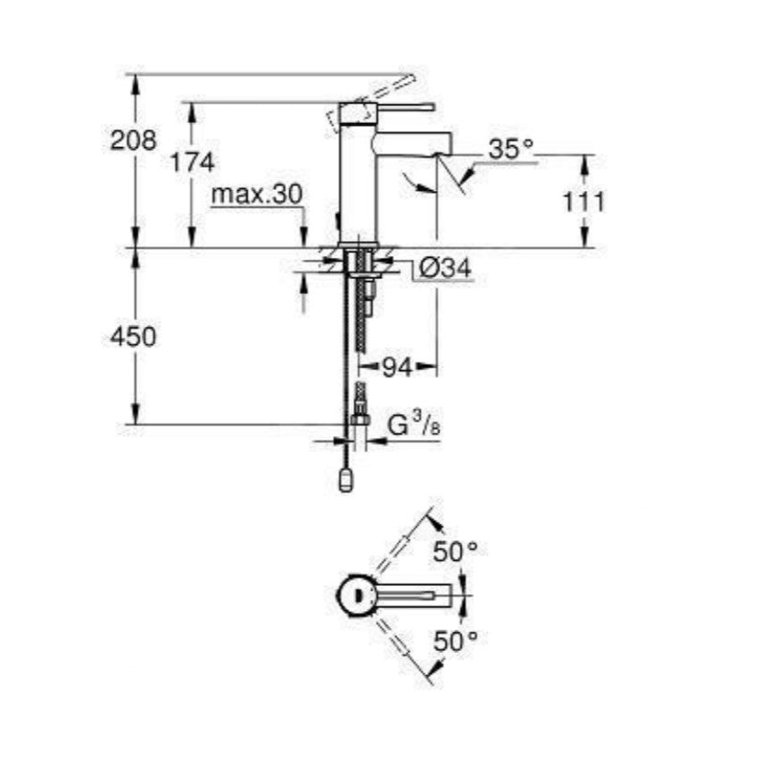 32899001 Grohe Essence New armatura za umivalnik