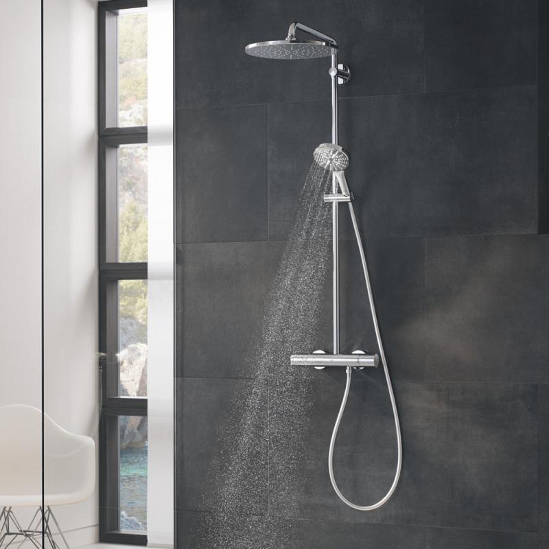 Tuš sistemi — 26648000 Grohe Rainshower SmartActive 310 termostatska armatura s tuš setom | SAN-KERAMIKA.SI