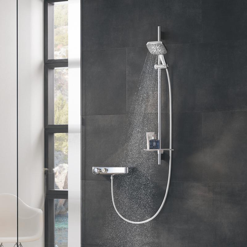 Tuš ročke — 26582000 Grohe Rainshower SmartActive Cube 130 tuš ročka 3 funkcije | SAN-KERAMIKA.SI